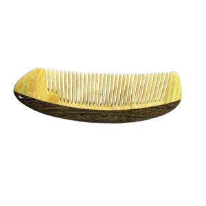 Sandalwood Half Moon <b>Comb</b> Large Durable <b>Hair</b> Styling <b>Comb</b> For Women Children Adults Home Use - Product Image 4