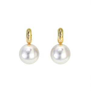 Orecchini pendenti da donna con perle finte, gioielli semplici e alla moda - Product Image 1
