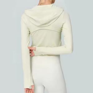 Camiseta Deportiva Ajustada de Manga Larga para Mujer, Camiseta Deportiva para Yoga con Orificios para los Pulgares, Chaqueta de Gimnasio - Product Image 5