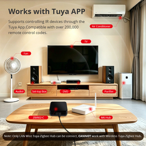 Télécommande infrarouge intelligente Zemismart Tuya Zigbee IR Blaster alimentée par USB-C pour climatiseur, téléviseur, ventilateur, compatible avec <span class=keywords><strong>Homekit</strong></span> et Google Home - Product Image 2
