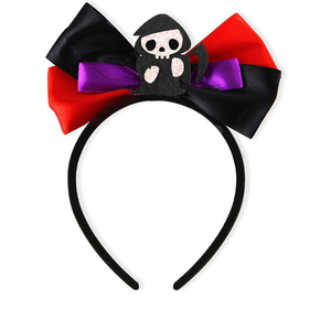 MIO nuevos <span class=keywords><strong>accesorios</strong></span> <span class=keywords><strong>para</strong></span> el cabello <span class=keywords><strong>de</strong></span> Halloween negro naranja púrpura pajarita mixta diadema decoración <span class=keywords><strong>de</strong></span> fiesta fantasma calavera calabaza diademas - Product Image 1