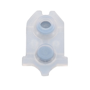 Pièces de réparation JDM-030 : Patins en silicone souples L1 R1 L2 R2, tapis conducteurs en caoutchouc de remplacement pour manette PS4 - Product Image 3
