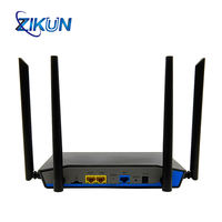 Routeur WiFi ZIKUN ZC-CR502 à 4 antennes avec 1 port WAN FE + 2 ports LAN FE, carte SIM 2.4G 4G LTE, 64 Mo de RAM/8 Mo de Flash pour FTTH