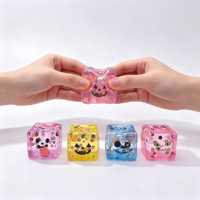 Nouveau jouet sensoriel anti-stress en forme de cube pour Halloween, à remontée lente, non collant, doux à presser, pour soulager l'ennui