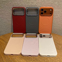 Coque de téléphone rigide 2-en-1 en TPU et PC avec protection anti-chute pour iPhone 15 Pro Max, 17 Air, 16 Plus et chargeur sans fil, protection de l'appareil photo