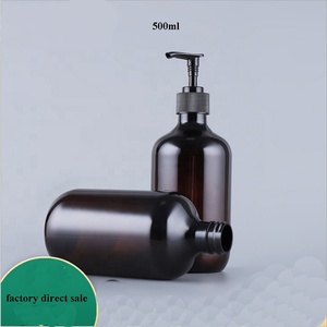 Nhỏ MOQ 300Ml Boston Vòng Màu Xanh Lá Cây PET Nhựa Dầu Gội Đầu Chai Mỹ Phẩm Body Lotion Container Với 28/410 Bơm Dispenser - Product Image 6