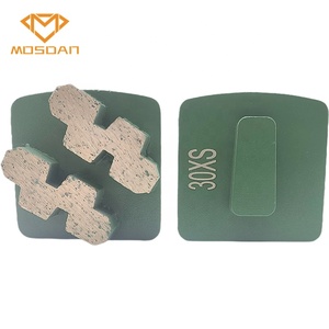 Redi Lock Plaque de meulage diamantée agressive à double segment serpent pour sol en béton - Product Image 6