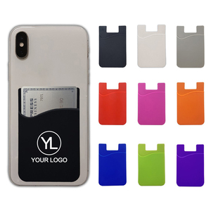 Portefeuille de téléphone en silicone avec logo personnalisé pour les cadeaux de salons professionnels et les événements d'entreprise - Product Image 1