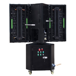 JCT CRS150 P3.91 Pantalla giratoria creativa Pantalla LED para interiores/exteriores Publicidad Publicar cartelera LED Estuche de vuelo portátil - Product Image 5