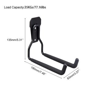 Móc lưu trữ tiện ích Kim loại Chịu tải cao Bền bỉ Dễ dàng lắp đặt Phủ sơn cho nhà bếp Văn phòng Nhà để xe Phòng tập thể dục Ngoài trời - Product Image 3