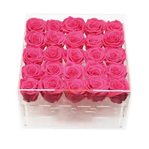 Price mom eternal forever flowers preserved roses levre rose oem good price 16 preserved roses in acrylic box