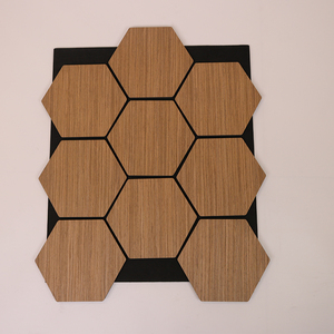 Panel Acústico de Madera con Secciones Cóncavas, Convexas e Irregulares, con Capa de Fieltro de Alta Densidad para una Máxima Absorción de Graves - Product Image 1