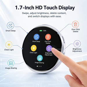 Auricular Digital Inteligente con Pantalla Táctil IPS HD de 1.85 Pulgadas, Recargable, de Plástico, con Pantalla Personalizada, para Eventos de Cosplay y Bolsos - Product Image 2