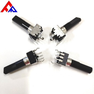 Potenciómetro Rotatorio Lineal de PCB de Instalación Vertical con Eje de Plástico de 3 Pines, 9mm, 10k, 20% de Carbono, DC20V, Marca FANRUI - Product Image 6