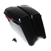 Sac de selle personnalisé pour Harley Davidson Touring 1993 — 2014, sacoche étanche en ABS CVO, boîtier latéral rigide pour motocyclette, noir, 2019