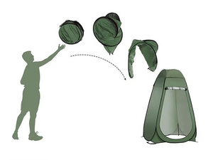 Carpa de Ducha Instantánea Ultraligera e Impermeable para Jardín, Playa, Camping, Privacidad y Cambio de Ropa - Product Image 4