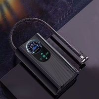 Portable 12V Electric Air Pump Cable Tire Inflation Machine Car Bicycle Football Bike ABS Material 150psi Tire Pressure Monitor
