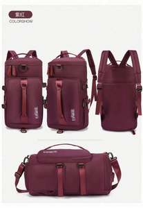 Échantillon gratuit d'usine sac de sport avec logo personnalisé sac à dos de gymnastique sac étanche portable pour femmes sac de voyage polochon avec logo - Product Image 6