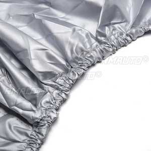 Funda Completa para Camioneta 190T, Impermeable, Antiarañazos, Protector Solar para Invierno, Universal Plateada para Jeep - Product Image 5