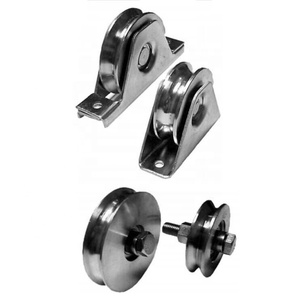 2 Inch 2.5 Inch 3 Inch 4 Inch Mạ Kẽm Trượt Cổng Kim Loại Bánh Xe Lăn Với Đóng Khung Bên Trong Cho Cửa Trượt - Product Image 1