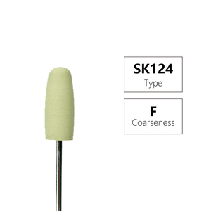 Ensemble de 3 embouts de polissage en silicone de 10,0 mm pour ponceuse à ongles, outil de pédicure en forme de balle de 3/32 pouces, grain M - Product Image 2