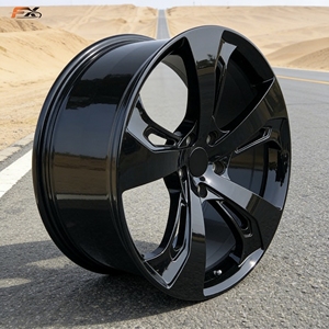 Rueda de Aleación de Aluminio Forjado de Cinco Radios, Color Negro Brillante, Personalizable, en Oferta, 5*130, 17-23 Pulgadas, para <span class=keywords><strong>Bentley</strong></span> Bentayga <span class=keywords><strong>Continental</strong></span> Gt - Product Image 3