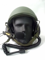 Casque de combat tactique à face ouverte nouvelle génération avec coque en fibre de verre aramide, double visière haute résistance aux impacts pour tireur d'hélicoptère