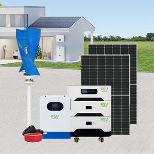 Aerogenerador de Eje Vertical de 1kw 2kw 5kw, Molino de Viento Maglev, Generador Eólico, Batería de Iones de Litio, Salida de 50/60Hz, Kit de Sistema de Energía Gratuito - Product Image 1