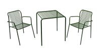 Fauteuil de balcon en métal durable pour une utilisation en extérieur