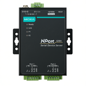 Moxa NPort 5230A Servidor de Dispositivos Seriales, Módulo Ethernet 10/100M, Puertos Ethernet RS-422/485, Industrial, Taiwán - Product Image 2
