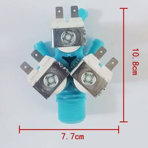 Válvula de agua para lavadora Samsung DC33-41012A, interruptor de entrada de solenoide de plástico de 2,6 cm x 2 cm x 2 cm, 12 V, automático - Product Image 4