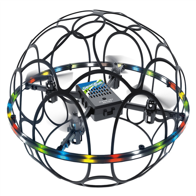 Flying Spin Ball RC Aircraft Intelligent Hover Stunt Remote Control Football Drone for Children Play