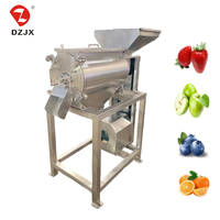 Dzjx Industriële Ontsteniging-En Pulpmachine Fruitpuree Groentepulp Makende Machine Tomatenvruchtenpulp Extractie