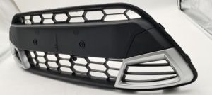Grille de pare-chocs avant de <span class=keywords><strong>dent</strong></span> de tigre d'argent de Sport de pièces d'auto de haute qualité pour Ford FIESTA 2009-2013 8A61-17B968-AB5ZCT - Product Image 5