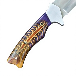Couteaux Bowie de haute qualité, édition spéciale, acier inoxydable, couteau de chasse et de survie avec manche en bois, couteau Bowie à lame fixe OEM - Product Image 6