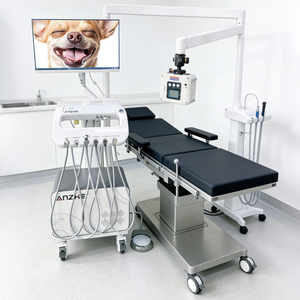 Carrito Dental Veterinario con Unidad de Rayos X, Máquina de Tratamiento Dental para Mascotas, Unidad Dental Móvil con Compresor de Aire para Clínica <span class=keywords><strong>Veterinaria</strong></span> - Product Image 1