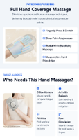 Masseur de main intelligent certifié pour le soulagement du stress des doigts, avec compression chauffante, massage individuel des doigts, rééducation, Chine