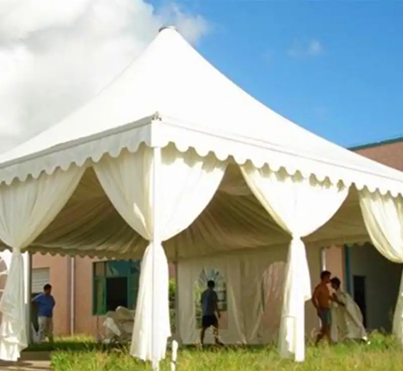 خيمة مضادة للماء لحفلات الزفاف والحفلات الخارجية مرتفعة الطلب قابلة للطي خيمة على شكل معبد