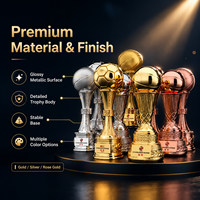 Trophée sportif en résine gravé au laser, économique et écologique, pour le basketball et le football, fabriqué en Chine