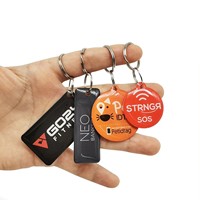 Étiquettes NFC programmables en époxy de haute qualité 13,56 MHz, porte-clés NFC en époxy