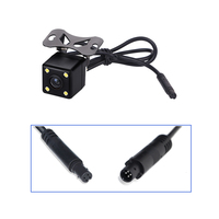 Kamera Video CCTV HD Isolasi PVC Konektor Mini 4 5 6 8 Pin Din Pria ke Wanita Kabel Media Otomotif
