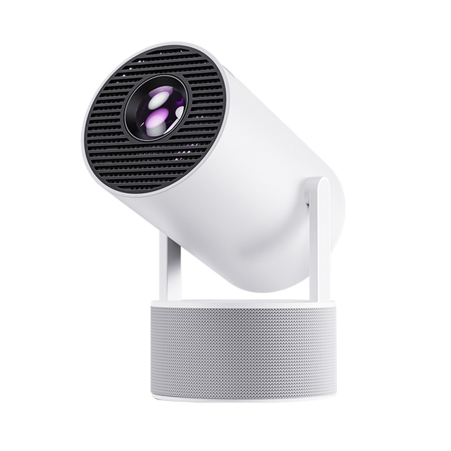 HY300 PRO KTV Karaoke Projector With Speaker Microphone Android 11 Auto Keystone Wifi 6 180° Rotatable Home Movie Game Projector