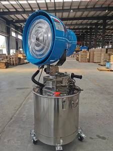 Ventilador de pulverización 170L tanque de agua grande ventilador atomizador de refrigeración humidificador de ventilador de niebla de pulverización móvil al aire libre - Product Image 6