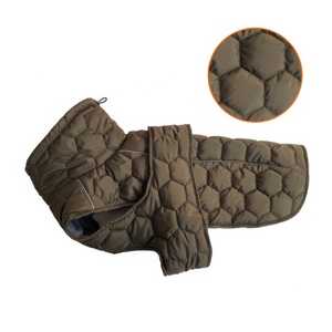 Modern Vintage Large Dog Inverno Casaco Confortável Poliéster Pet Manto Quente para Tempo Frio Elegante Pet Roupas - Product Image 6
