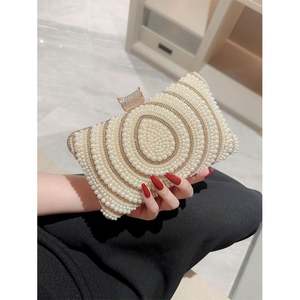 Bolso de Mano de Noche para Mujer, Bolso de Mano con Asa Superior Brillante para Fiesta, Graduación, Boda 2025 - Product Image 2