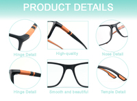 Gafas de Lectura de Diseño Moderno para PC, Gafas de Moda para Mujer y Hombre, Gafas Anti Luz Azul para Presbicia, con Varillas Flexibles 1.5