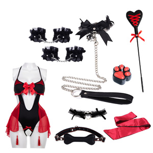 Conjunto <span class=keywords><strong>de</strong></span> Lencería Erótica Demon, Juguetes Sexuales <span class=keywords><strong>de</strong></span> Cuero, Kits <span class=keywords><strong>de</strong></span> Restricción BDSM, Artículos para Parejas, Juegos <span class=keywords><strong>de</strong></span> Rol Eróticos, Cosplay para Adultos - Product Image 1