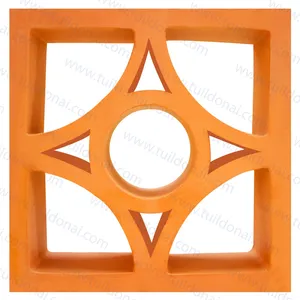 Tuiles d'écran Hawaïennes, briques en terre cuite de haute qualité, briques décoratives en argile rouge, livraison rapide, fabriquées au Vietnam, prix EXW - Product Image 5