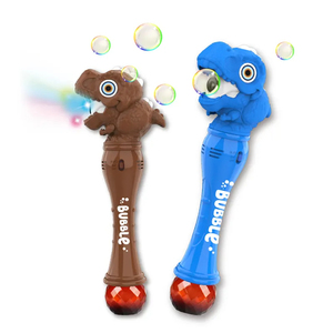 Dinosaure électrique d'extérieur vente en gros baguettes à bulles d'extérieur avec musique légère - Product Image 1