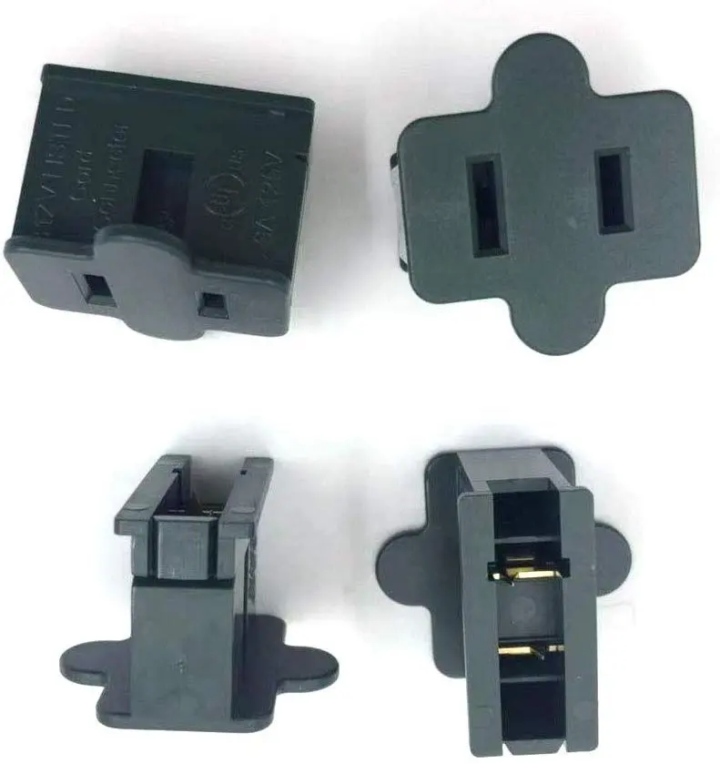 UL Female plug for 18 gauge SPT-2 green wire ,snap on plug connectors